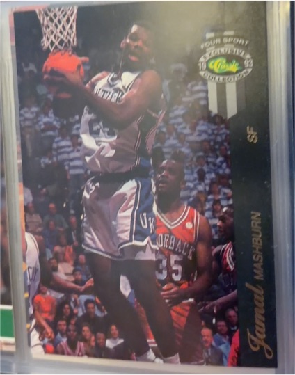 1993 Classic Four Sport McDonald's #24 Jamal Mashburn — front