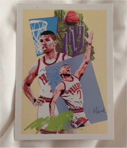1990-91 NBA Hoops #375 Kevin Johnson — front