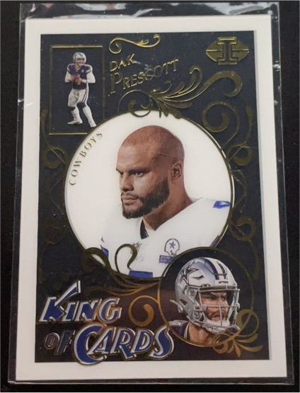 2021 Panini Illusions King of Cards #KC-10 Dak Prescott — front