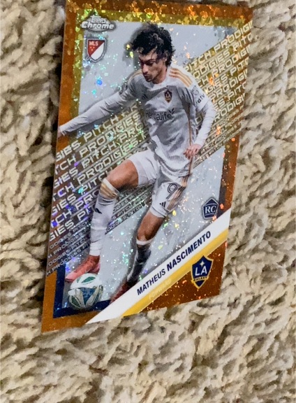 2025 Topps Chrome MLS Pitch Prodigies #179 Matheus Nascimento — front