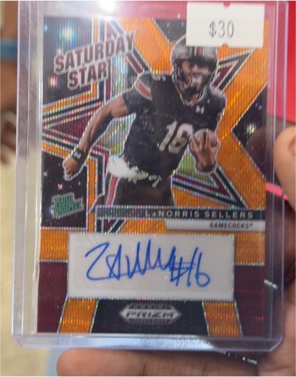 2025 Panini Prizm Draft Picks Saturday Star Signatures LaNorris Sellers — front