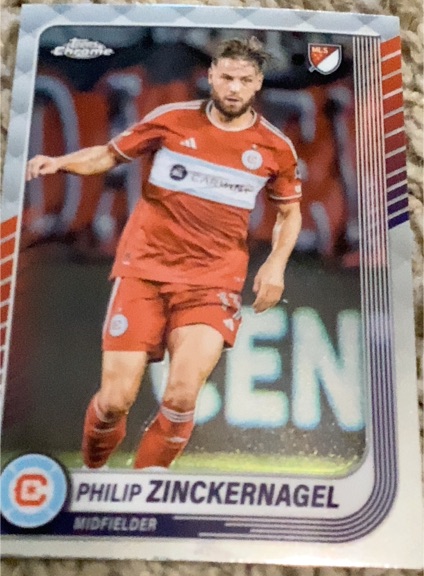 2025 Topps Chrome MLS #92 Philip Zinckernagel — front