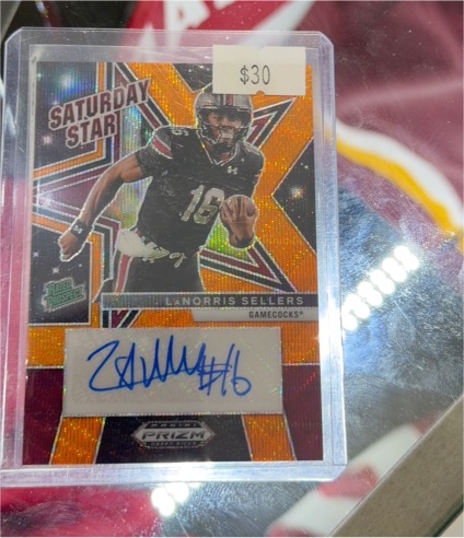 2025 Panini Prizm Draft Picks Saturday Star Signatures #SSS-LSS LaNorris Sellers — front