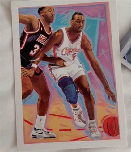 1990-91 Hoops #366 Danny Manning — front