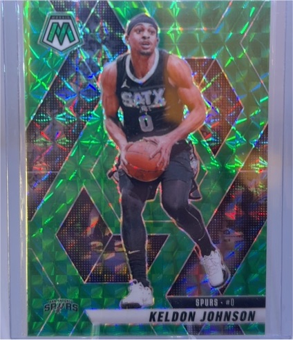 2024-25 Panini Mosaic #9 Keldon Johnson — front