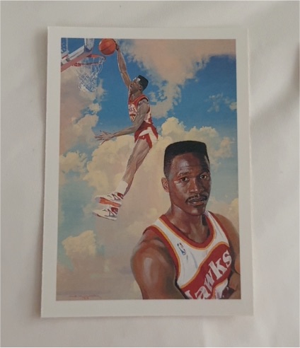 1990 NBA Hoops #355 Dominique Wilkins — front