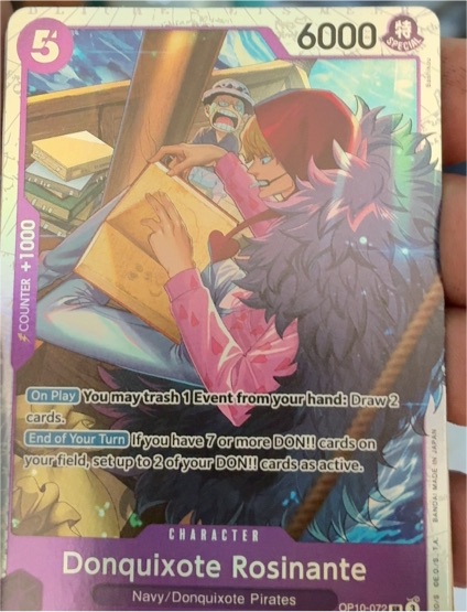 One Piece Card Game 2022 OP10-072 Donquixote Rosinante — front