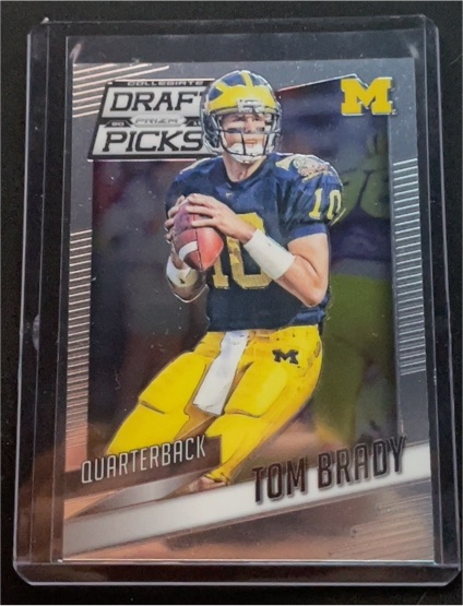 2015 Panini Prizm Collegiate Draft Picks #96 Tom Brady — front