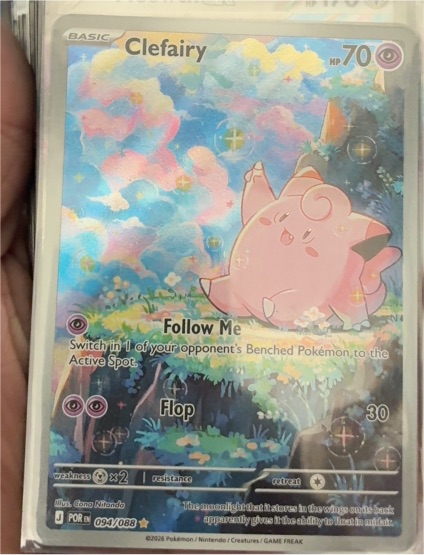2024 Pokémon Paldean Fates #094 Clefairy — front