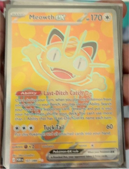 2026 Pokémon TCG Meowth EX #107 — front