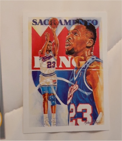 1990 NBA Hoops #377 Wayman Tisdale — front