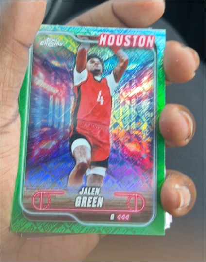 2024-25 Topps Chrome #199 Jalen Green — front