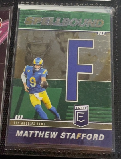 2022 Panini Donruss Elite Spellbound #SB-MS4 Matthew Stafford — front
