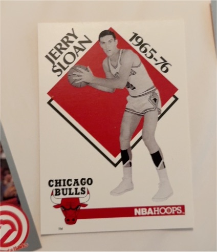 1990-91 NBA Hoops #354 Jerry Sloan — front