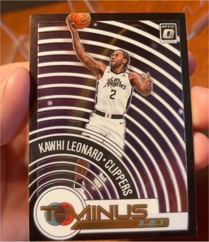 2020-21 Donruss Optic T-Minus 3 2 1 #3 Kawhi Leonard — front