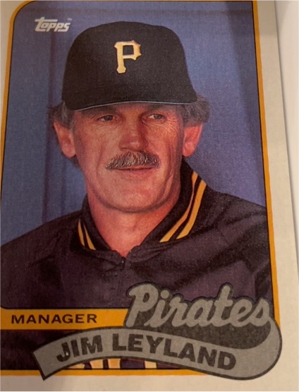 1989 Topps #284 Jim Leyland — front