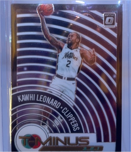 2020-21 Donruss Optic #3 Kawhi Leonard T-Minus Insert — front