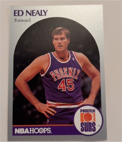 1990 NBA Hoops #426 Ed Nealy — front
