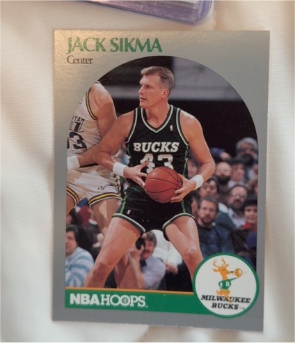 1990-91 NBA Hoops #183 Jack Sikma — front