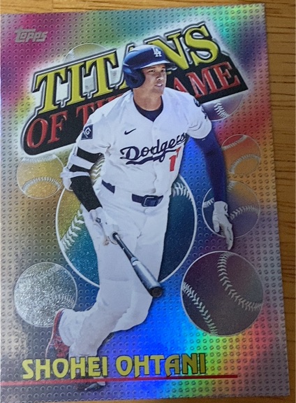 2026 Topps Titans of the Game #TOG-1 Shohei Ohtani — front
