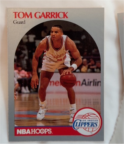 1990 Hoops #144 Tom Garrick — front