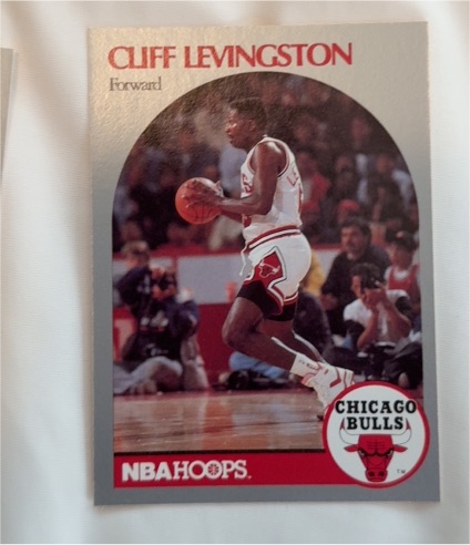 1990 NBA Hoops #405 Cliff Levingston — front