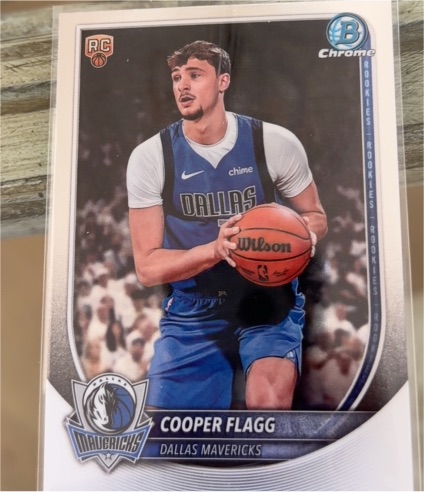 2025-26 Bowman Chrome #BCV-1 Cooper Flagg — front