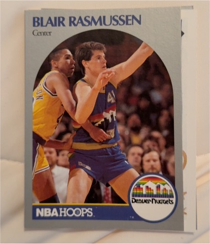1990 NBA Hoops #99 Blair Rasmussen — front