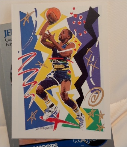 1990-91 Hoops #361 Michael Adams — front