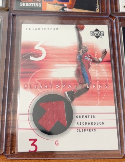 2001-02 Upper Deck Flight Team Flight Patterns #QR Quentin Richardson — front