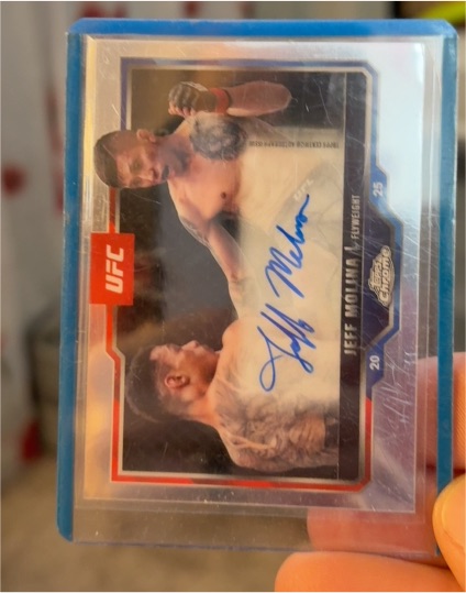 2025 Topps Chrome UFC #CVA-JM Jeff Molina — front