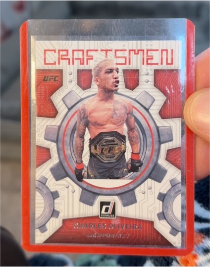2022 Donruss UFC Craftsmen #16 Charles Oliveira — front
