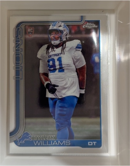 2025 Topps Chrome #364 Tyleik Williams — front