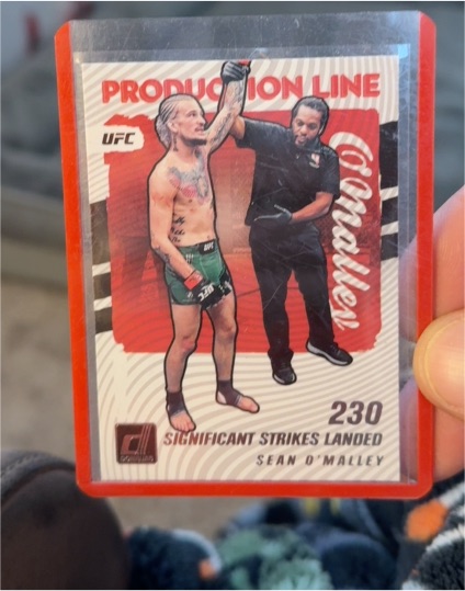 2022 Donruss UFC Production Line #8 Sean O'Malley — front