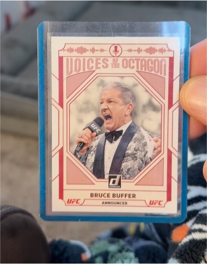 2022 Donruss UFC #221 Bruce Buffer Voices of the Octagon — front