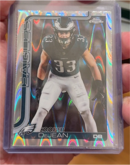 2025 Topps Chrome #252 Cooper DeJean — front