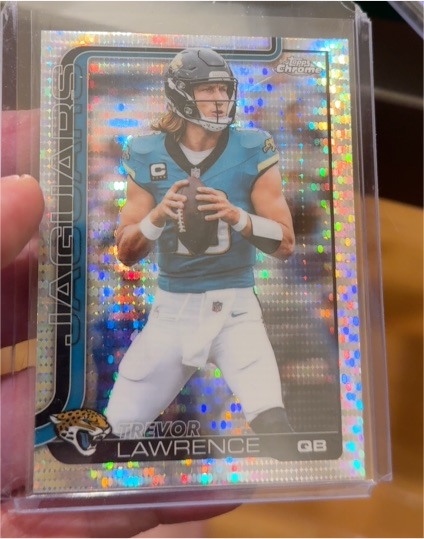 2025 Topps Chrome #138 Trevor Lawrence — front