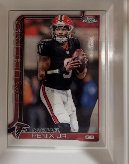 2025 Topps Chrome #15 Michael Penix Jr. — front
