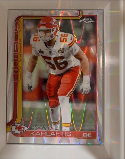 2025 Topps Chrome #152 George Karlaftis — front