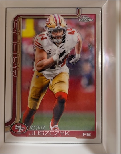 2025 Topps Chrome #270 Kyle Juszczyk — front