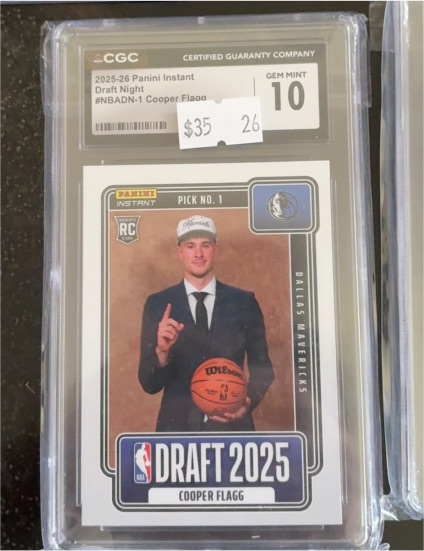 2025-26 Panini Instant Draft Night #NBADN-1 Cooper Flagg — front