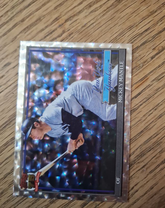 2026 Topps Series 1 #T91-48 Mickey Mantle — front