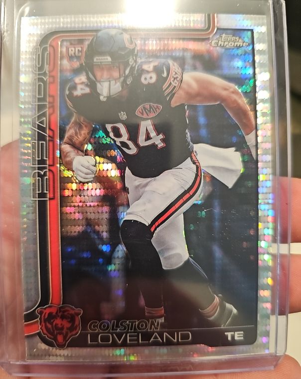2025 Topps Chrome #345 Colston Loveland — front