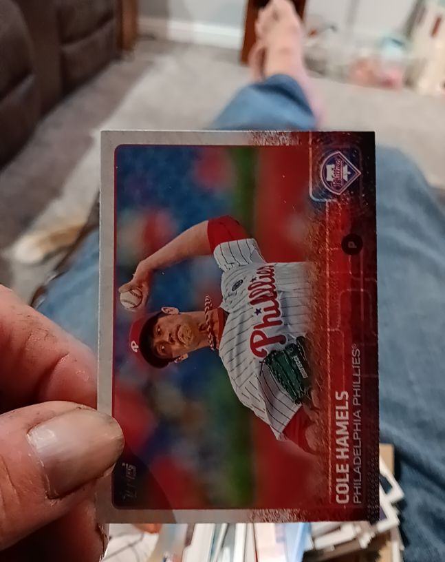 2015 Topps #10 Cole Hamels — front