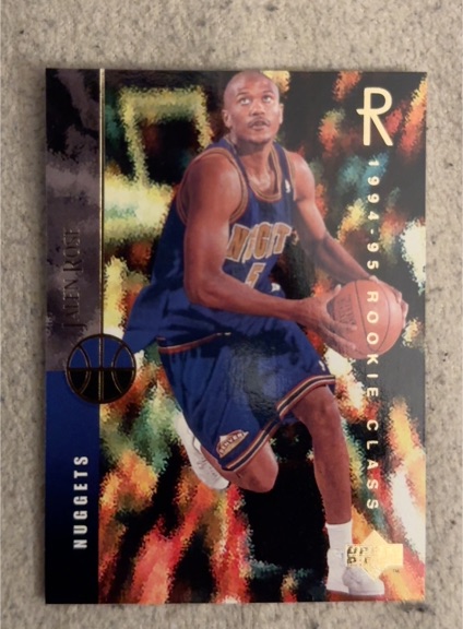 1994-95 Upper Deck #159 Jalen Rose Rookie Card — front