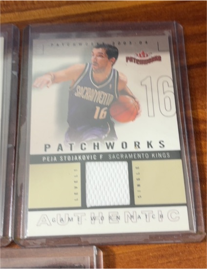 2003-04 Fleer Patchworks #PW-PS Peja Stojakovic — front