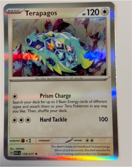 2026 Pokémon Ascended Heroes #178 Terapagos — front