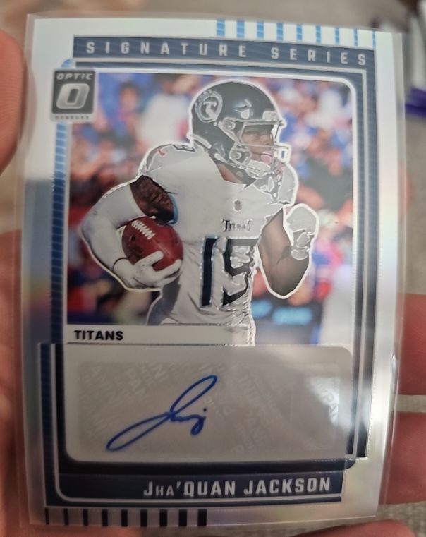 2025 Panini Donruss Optic #SSH-JQ Jha'Quan Jackson Signature Series — front