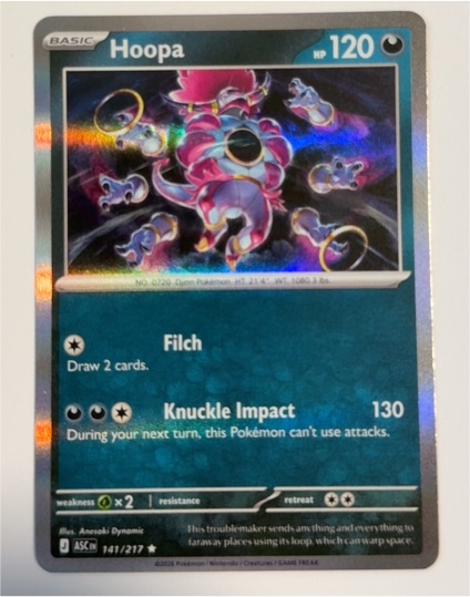 2026 Pokémon Ascended Heroes #141 Hoopa — front