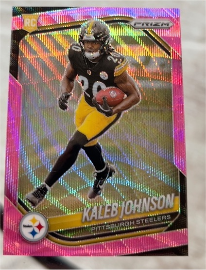 2025 Panini Prizm #375 Kaleb Johnson — front